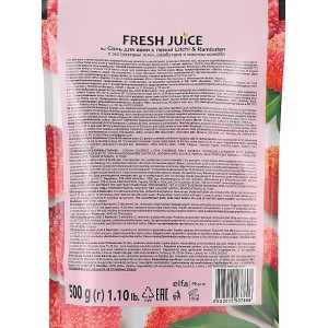 Vonios druska su putomis Fresh Juice Litchi & Rambutan 500g